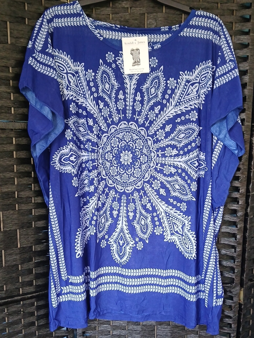 NWT Kendall&James Womens Beach Top Cover Up Boho One Size Fits Most